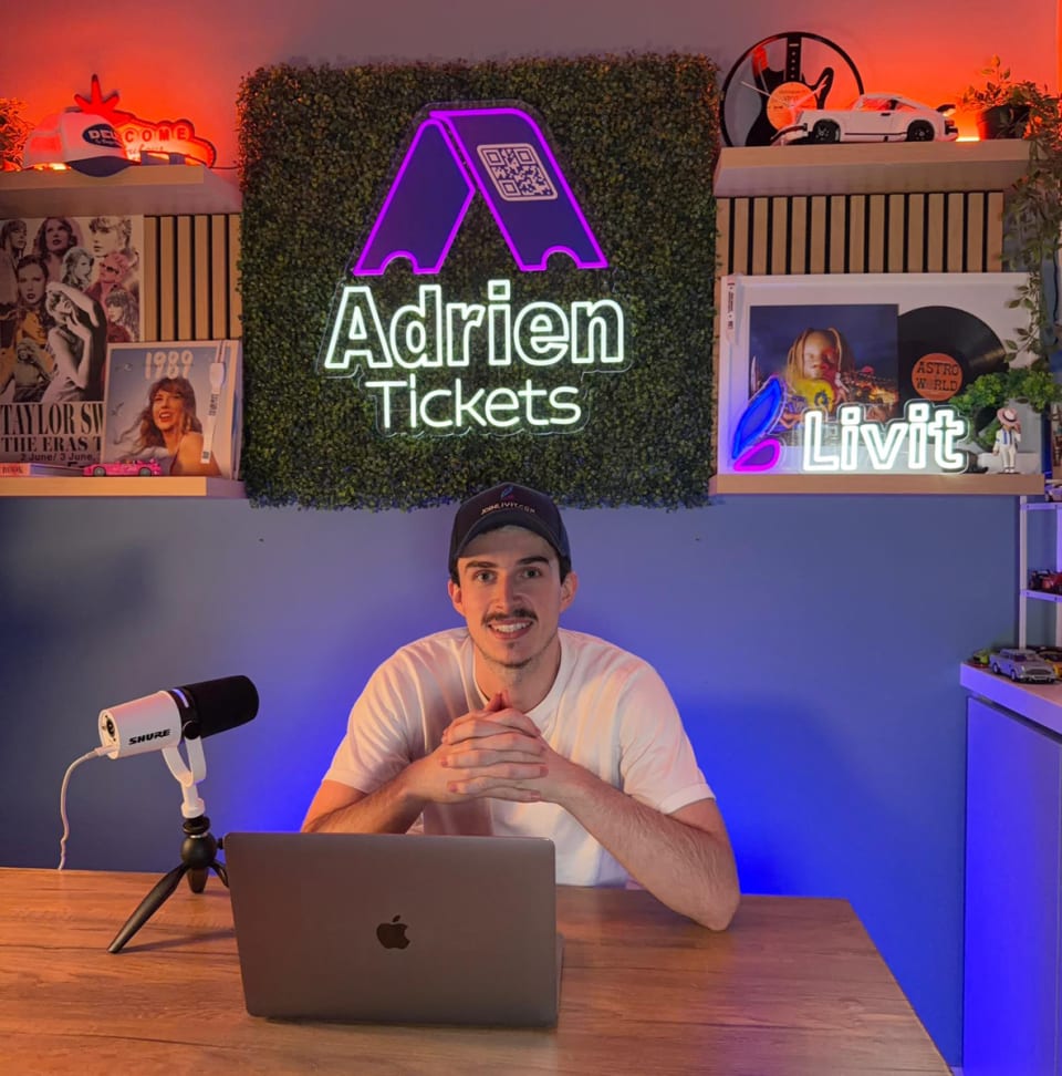 Adrien, founder of AdrienTickets